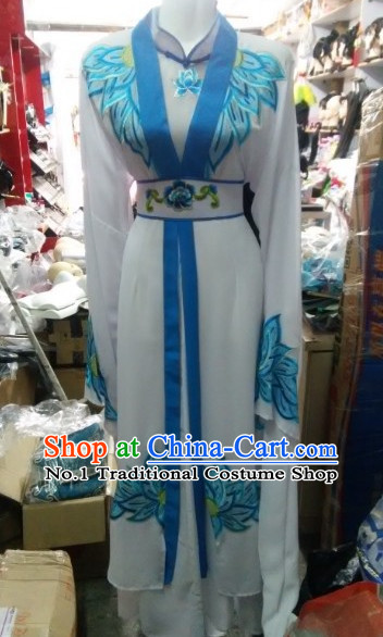 Asian Chinese Traditional Dress Theatrical Costumes Ancient Chinese Clothing China Nun Costumes for Women