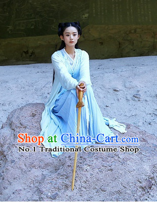 Chinese Hanfu Asian Fashion Japanese Fashion Plus Size Dresses Vntage Dresses Traditional Clothing Asian Costumes Hua Qian Gu Costume for Girls