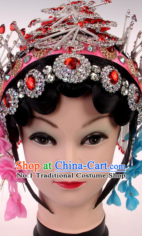 Chinese Traditional Handmade Beijing Opera Hua Tan Hair Accessories