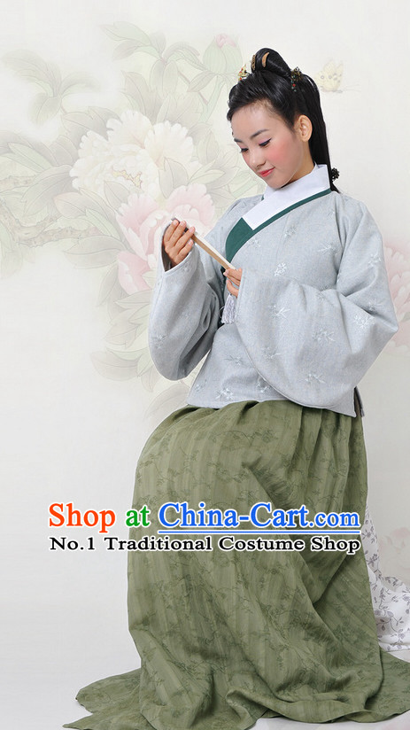 Chinese Hanfu China Shopping Asian Fashion Plus Size Clothing Clothes online Oriental Dresses Ancient Costumes and Hair Accessories Complete Set