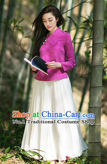 Oriental Clothing Asian Fashion Chinese Traditional Clothing Shopping online Clothes China online Shop Mandarin Dress Complete Set for Women