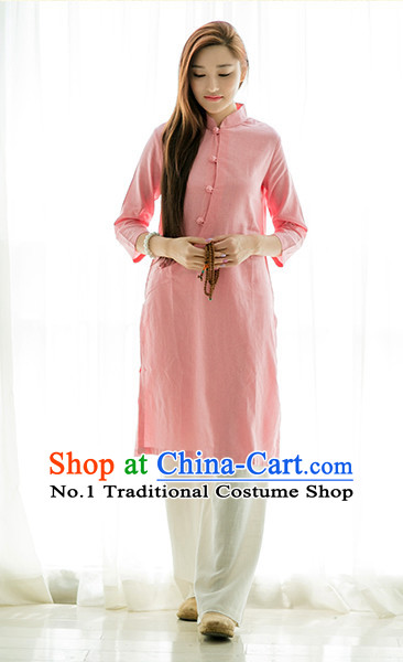 Chinese Traditional Mandarin Long Robe for Women