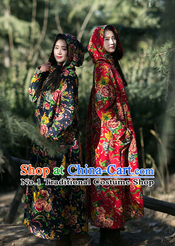 Chinese Traditional Mandarin Long Robe for Women