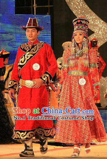 Traditional mongolian wedding dress online