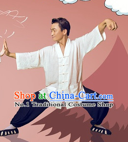 Traditional Chinese Taoist Uniform Complete Set for Men