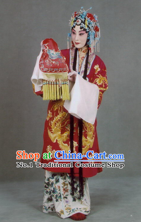 Chinese Traditonal Beijing Opera Brides Wedding Dress