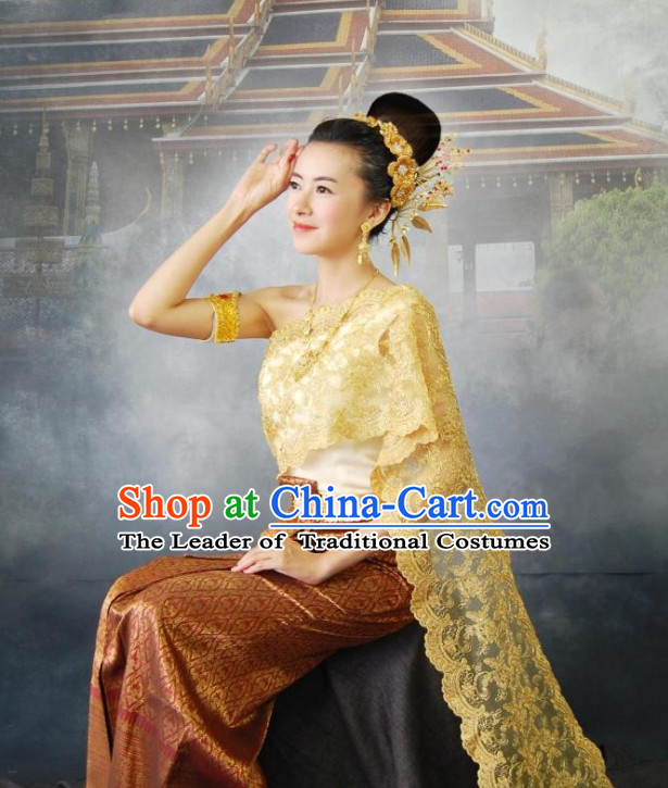 Traditional Thailand National Clothes for Women