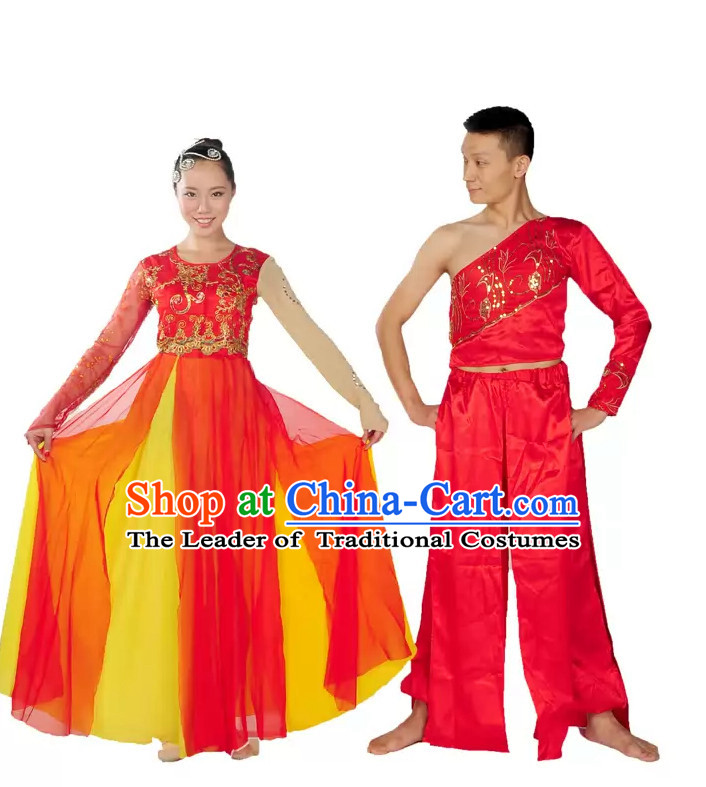 China Folk Dance Wear and Headdpieces for Women