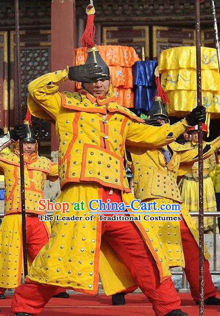 Qing Dynasty General Armor and Hat