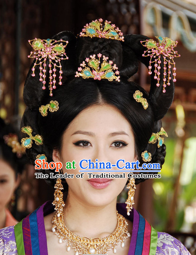 Chinese Handmade Empress Flower Hair Accessories Headband Headbands Fascinators Wedding Hair Clips