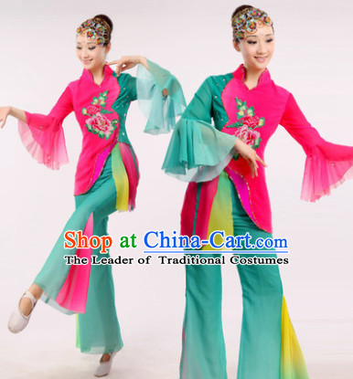 Chinese Dance Costume Dancewear Discount Dane Supply Clubwear Dance Wear China Wholesale Dance Clothes for Girls