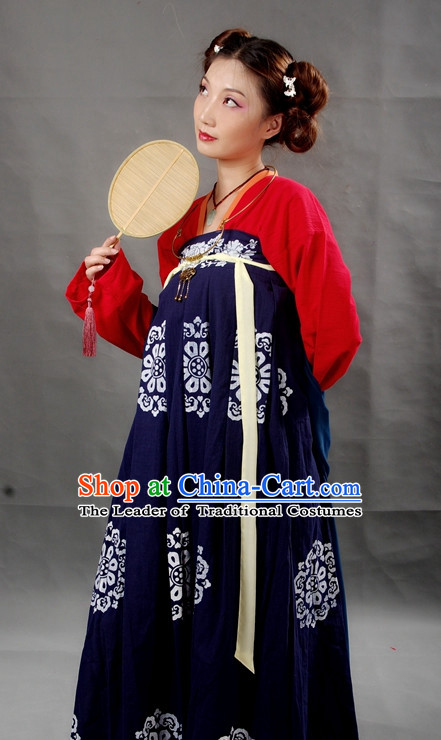 Chinese Female Tang Dynasty Hanfu Costume Ancient Costume Traditional Clothing Traditiional Dress Clothing online