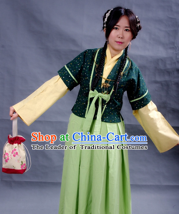 Chinese Girls Hanfu Costume Ancient Costume Traditional Clothing Traditiional Dress Clothing online