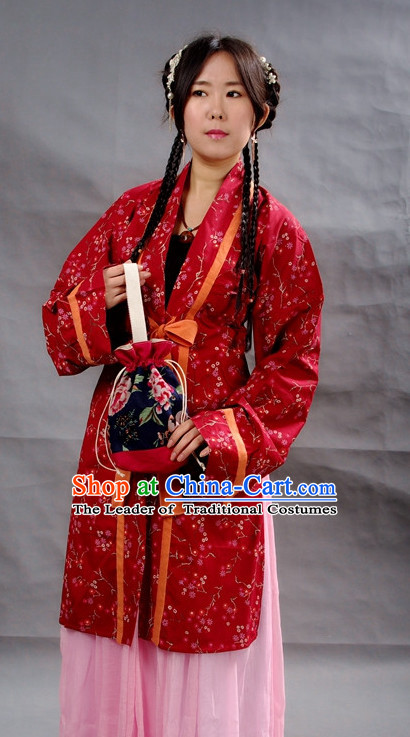 Chinese Girls Hanfu Costume Ancient Costume Traditional Clothing Traditiional Dress Clothing online