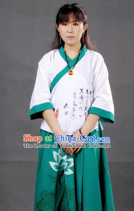 Chinese Lady Hanfu Costume Ancient Costume Traditional Clothing Traditiional Dress Clothing online