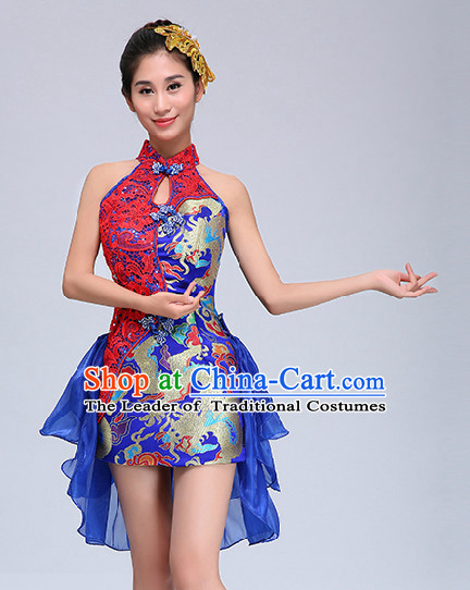 Chinese Competition Dance Costume Group Dancing Costumes for Women