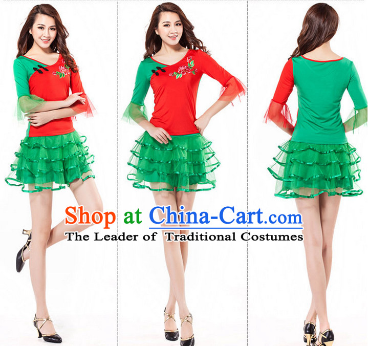 China Style Modern Dance Costume Ideas Dancewear Supply Dance Wear Dance Clothes Suit