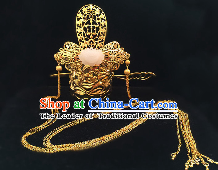 Ancient Chinese Prince Crown Headwear Hair Accessories