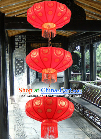 Chinese Classical Handmade and Carved Natural Wood Hanging Palace Lantern