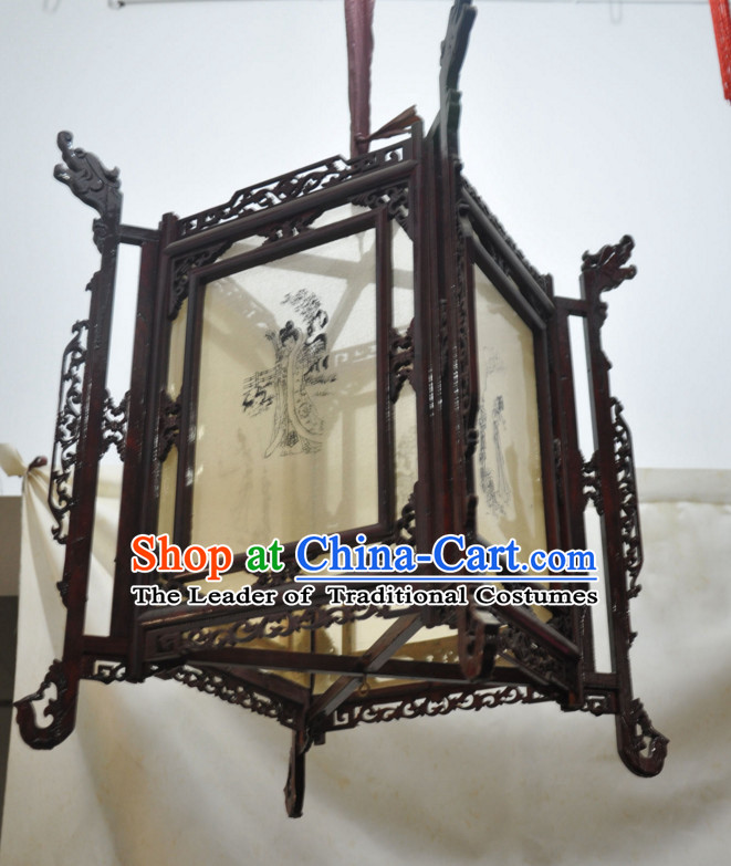 Song Dynasty Chinese Classical Handmade and Carved Hanging Palace Lantern