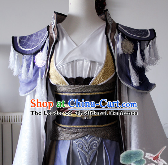 Chinese Ancient Emperor Prince Cosplay Costume Complete Set for Adults Kids Men Boys