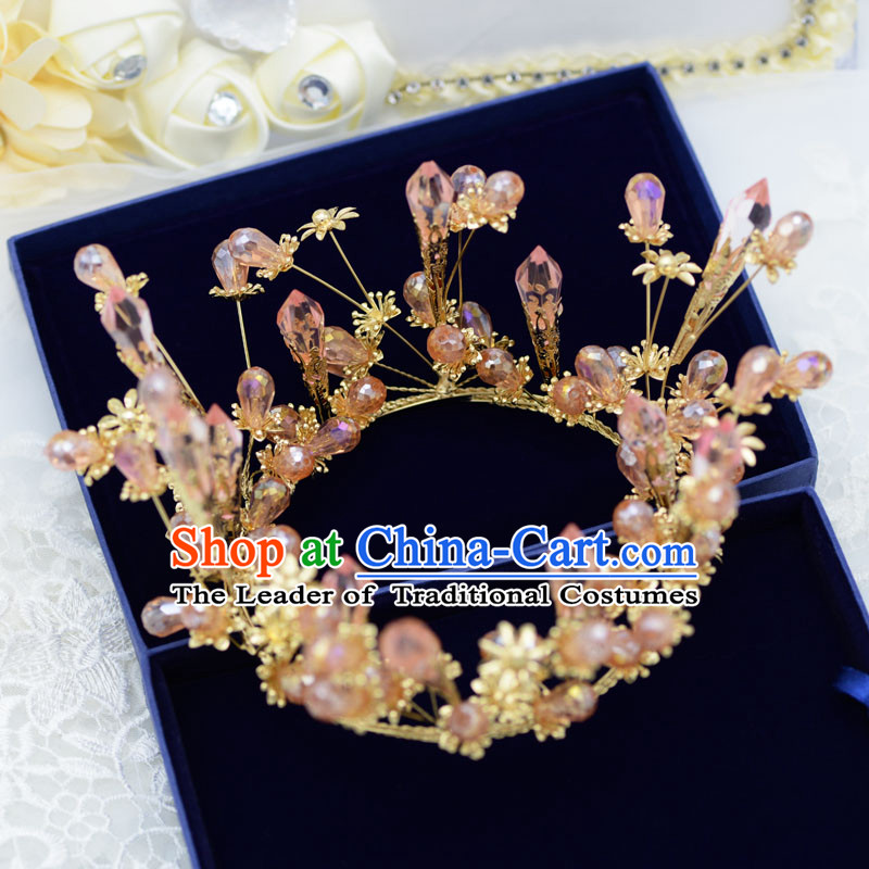 Traditional Jewelry Accessories, Princess Bride Royal Crown, Wedding Hair Accessories, Baroco Style Flower Crystal Headwear for Women