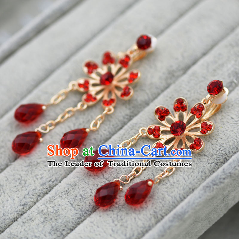 Chinese Ancient Style Hair Jewelry Accessories, Princess, Hanfu, Xiuhe Suit, Wedding Bride Earring for Women