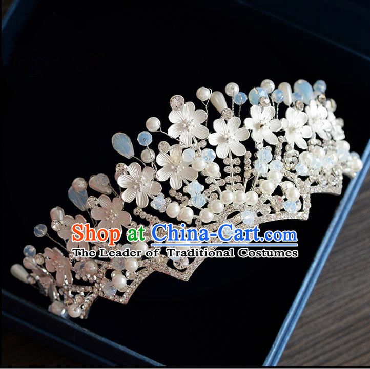 Traditional Jewelry Accessories, Palace Princess Bride Royal Crown, Wedding Hair Accessories, Baroco Style Crystal Headwear for Women