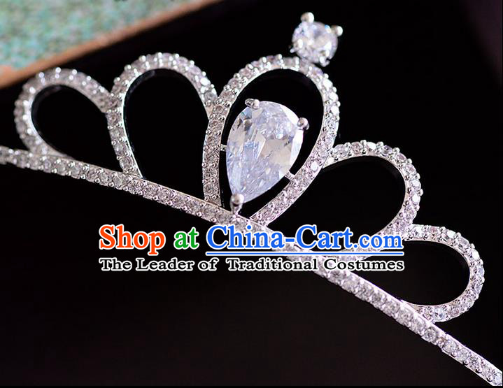 Traditional Jewelry Accessories, Palace Princess Bride Royal Crown, Wedding Hair Accessories, Baroco Style Crystal Headwear for Women