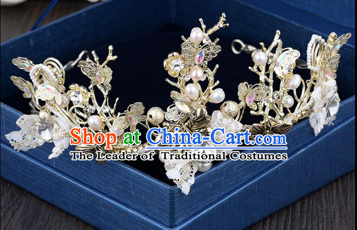 Traditional Jewelry Accessories, Princess Wedding Hair Accessories, Bride Wedding Hair Accessories, Baroco Style Crystal Headwear for Women