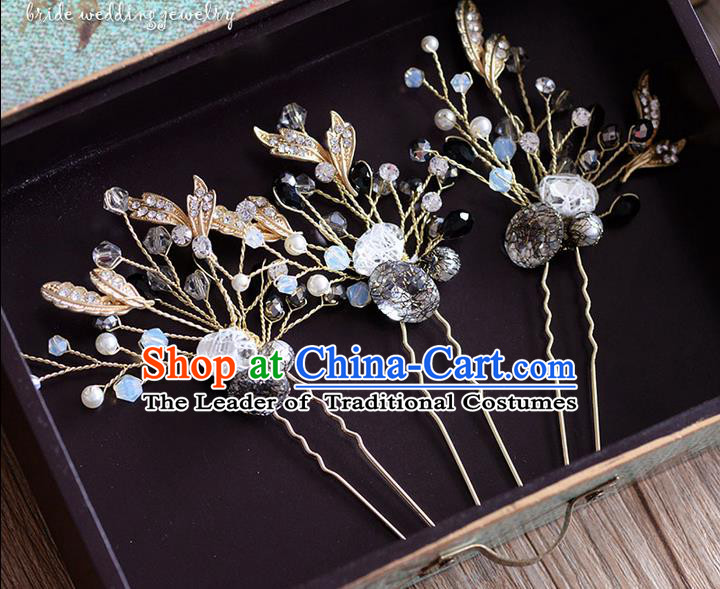 Traditional Jewelry Accessories, Princess Wedding Hair Accessories, Bride Wedding Hair Accessories, Baroco Style Flowers Crystal Headwear for Women