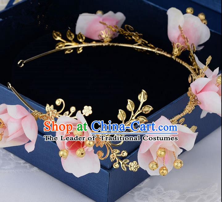 Traditional Jewelry Accessories, Princess Wedding Hair Accessories, Bride Wedding Hair Accessories, Baroco Style Flowers Headwear for Women