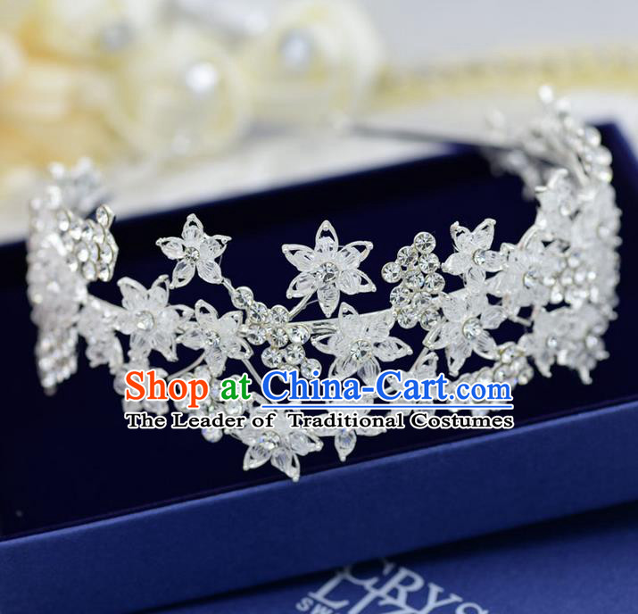 Traditional Jewelry Accessories, Palace Princess Bride Royal Crown, Engagement Royal Crown, Wedding Hair Accessories, Baroco Style Crystal Headwear for Women