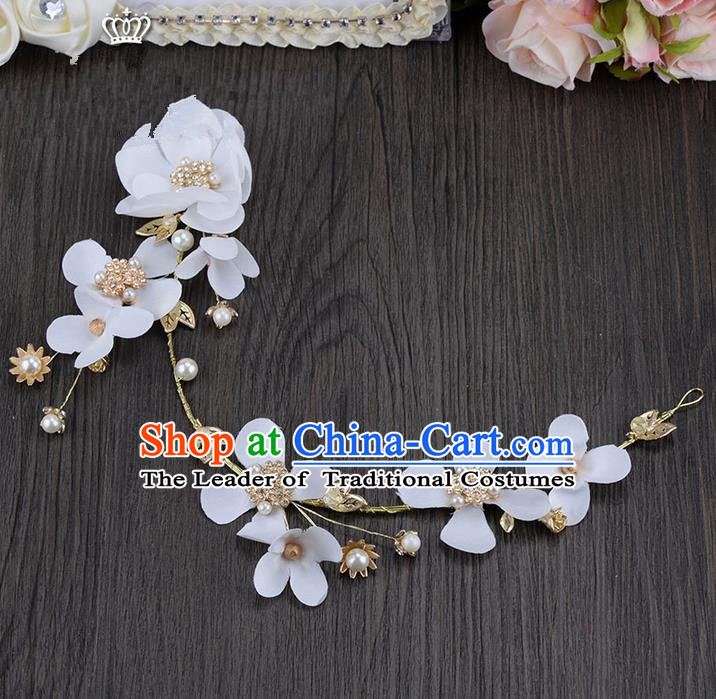 Traditional Jewelry Accessories, Princess Hair Accessories, Bride Wedding Hair Accessories, Headwear, Baroco Style Flowers Hair Claw for Women