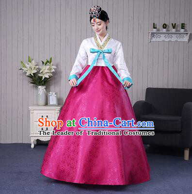 Korean Traditional Costumes Women Korean Ancient Clothes Wedding Full Dress Formal Attire Ceremonial Clothes Court Stage Dancing