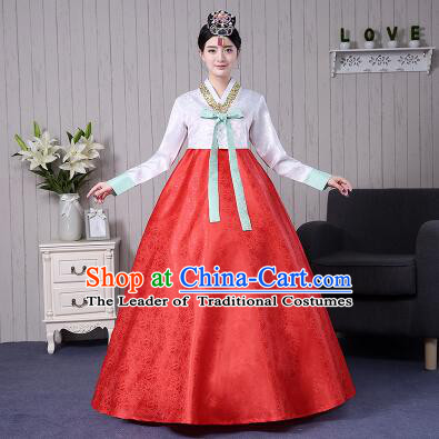 Korean Traditional Wedding Dress Costumes Korean Ancient Clothes Full Dress Formal Attire Ceremonial Clothes Court Stage Dancing