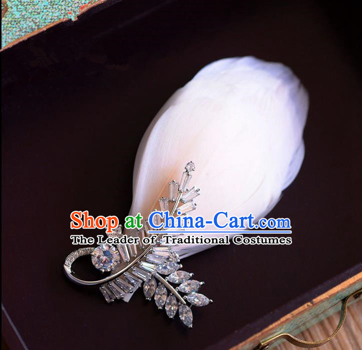 Traditional Jewelry Accessories, Princess Wedding Accessories, Bride Wedding Brooch for Women