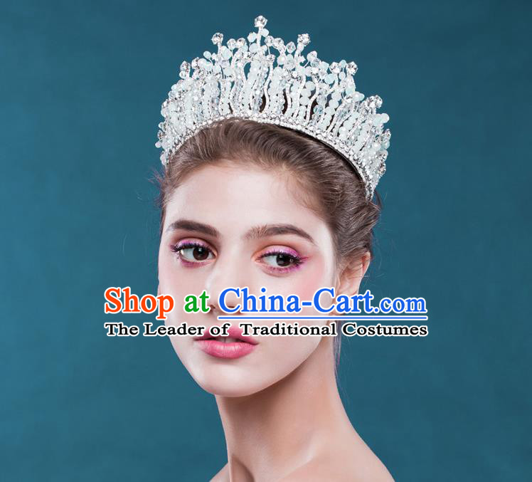 Traditional Jewelry Accessories, Palace Princess Bride Royal Crown, Engagement Royal Crown, Wedding Hair Accessories, Baroco Style Crystal Headwear for Women