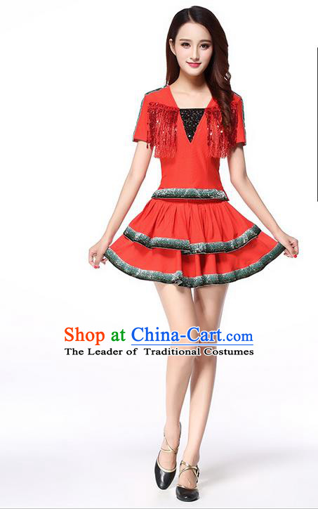 High-quality Dancewear Costumes for Jazz and Ballet, Cheerleading Uniforms, Modern Dancing Cloth for Women