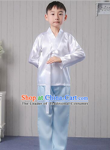 Korean Traditional Dress For Boys Stage Show Costumes for Children Full Dress