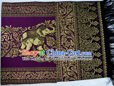 Traditional Asian Thai Palace decoration Ornaments Silk Table Cloth, Thai High Grade Silk Table Flag Table Cover