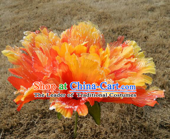 Traditional Chinese Dance Folk Dance Stage Flowers Props Simulation Peony Props