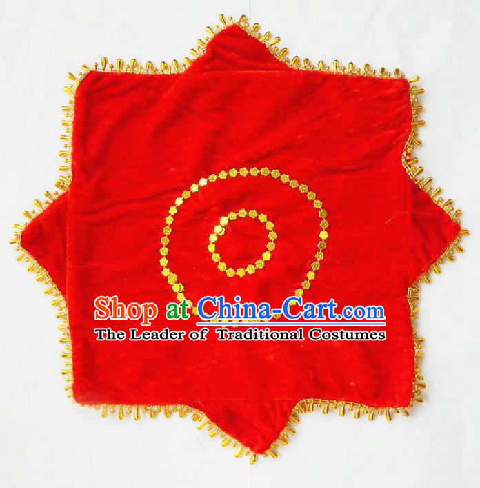 Traditional Chinese Dance Folk Dance Stage Props Handkerchief Er Ren Zhuan Props Large Handkerchief Anise Towel