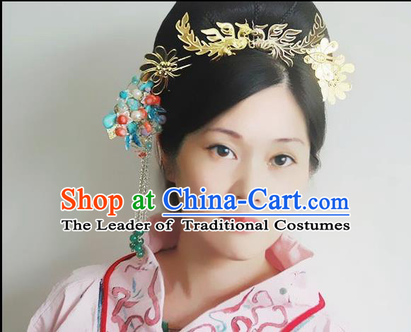 Chinese Ancient Style Hair Jewelry Accessories, Hairpins, Headwear, Headdress, Hair Fascinators for Women