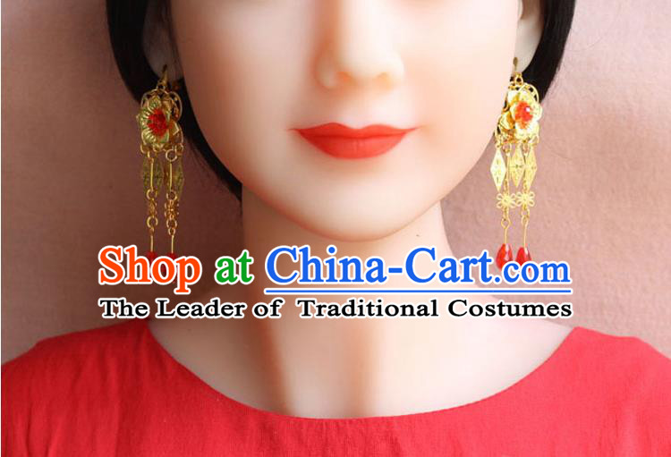 Ancient Chinese Style Imperial Palace Empress Queen Earrings