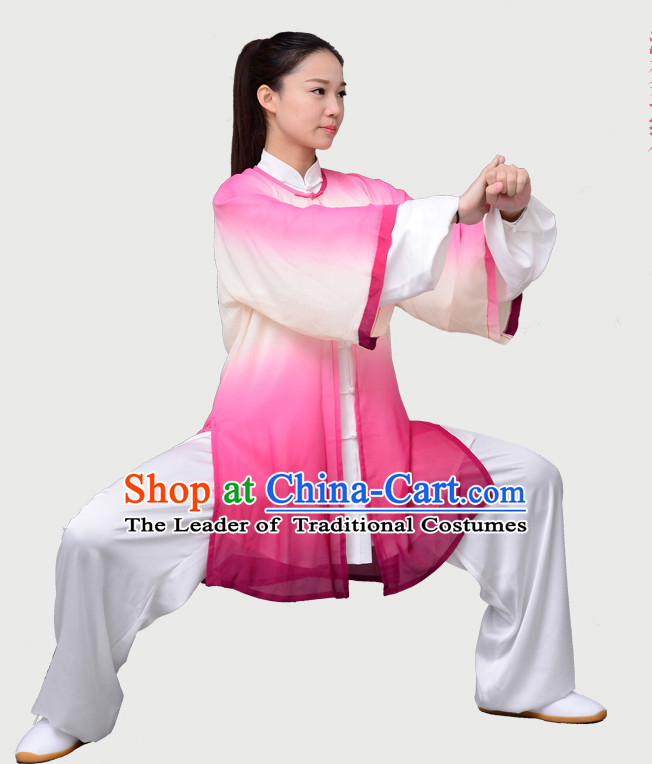 Top Tai Chi Uniforms Kung Fu Costume Martial Arts Kung Fu Training Uniform Gongfu Shaolin Wushu Clothing for Men Women Adults Children