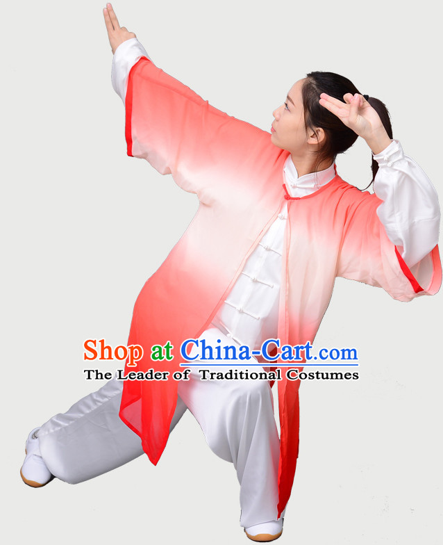 Top Tai Chi Uniforms Kung Fu Costume Martial Arts Kung Fu Training Uniform Gongfu Shaolin Wushu Clothing for Men Women Adults Children