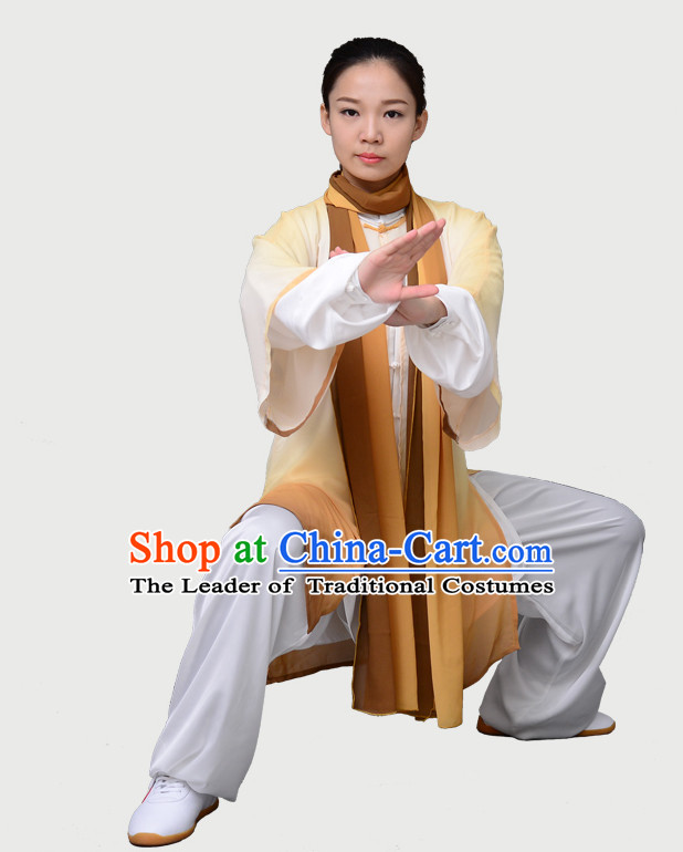 Top Tai Chi Uniforms Kung Fu Costume Martial Arts Kung Fu Training Uniform Gongfu Shaolin Wushu Clothing for Men Women Adults Children