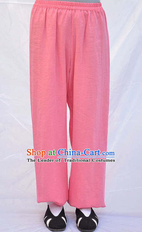 Wudang Uniform Taoist Uniform Kungfu Kung Fu Clothing Clothes Pants Shirt Supplies Wu Gong Outfits Flax Pants