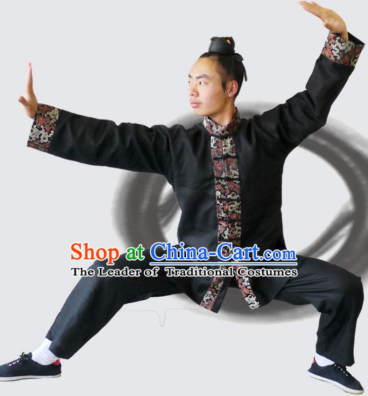 Wudang Uniform Taoist Uniform Kungfu Kung Fu Clothing Clothes Pants Shirt Supplies Wu Gong Outfits for Men Women Adults Kids